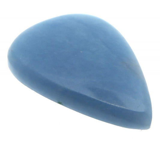 Teardrop 40x30mm Angelite Cabochon 07