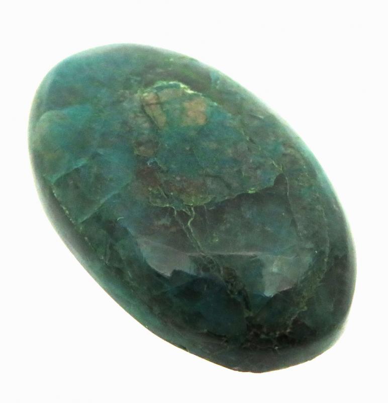 Oval 31x18mm Shattuckite Cabochon 08
