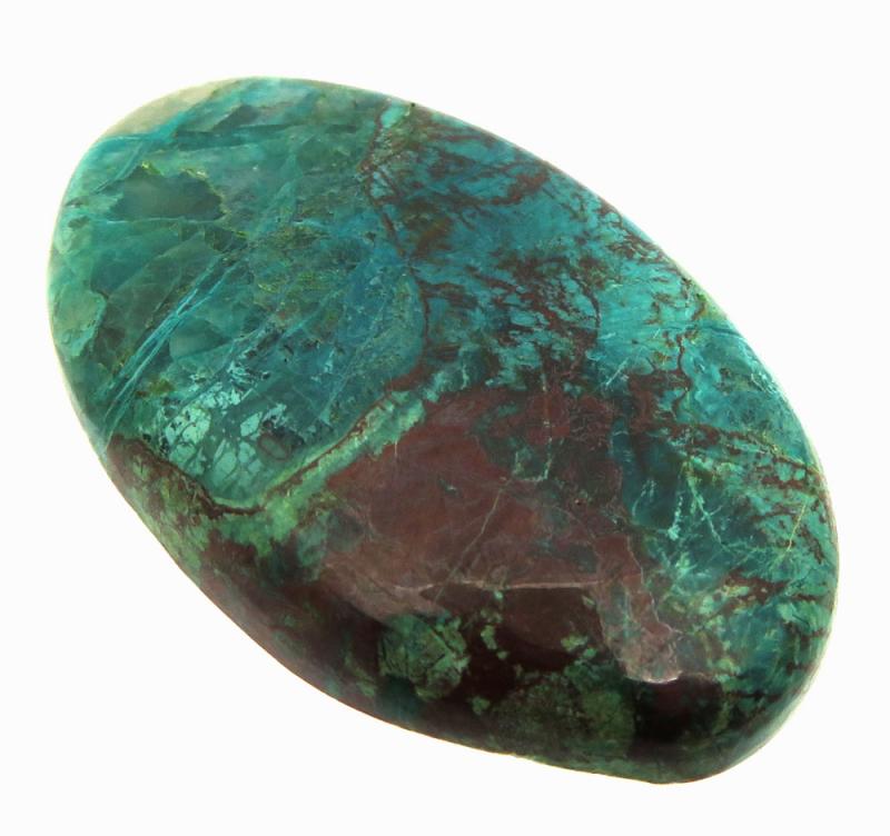 Oval 37x23mm Shattuckite Cabochon 16