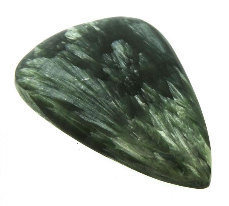 Teardrop 50x34mm Seraphinite Cabochon 18