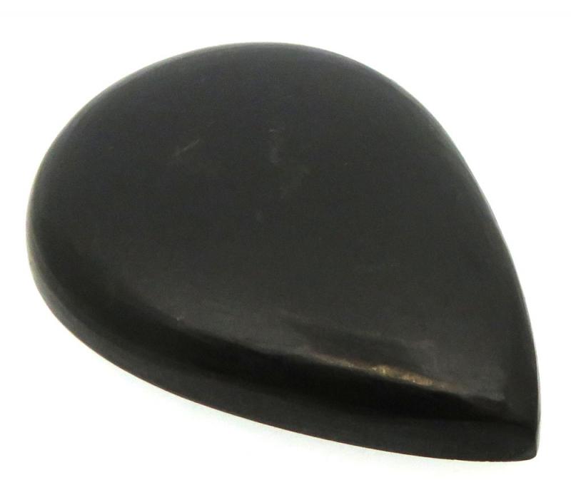 Teardrop 51x36mm Shungite Cabochon 02