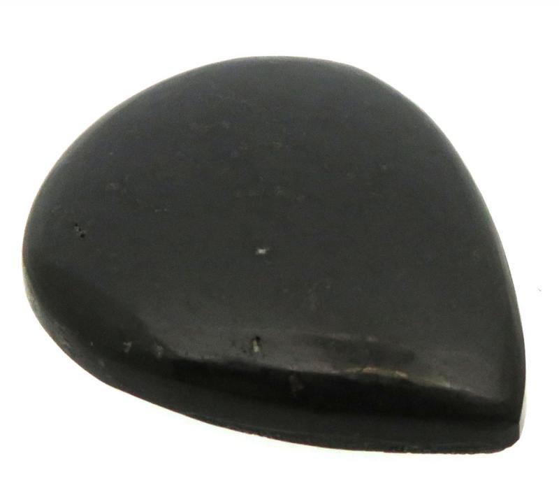 Teardrop 43x35mm Shungite Cabochon 13