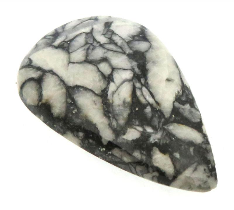 Teardrop 36x22mm Pinolith Cabochon 04