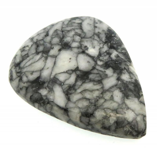 Teardrop 40x32mm Pinolith Cabochon 18