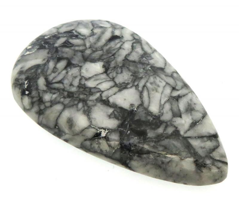 Teardrop 47x27mm Pinolith Cabochon 19