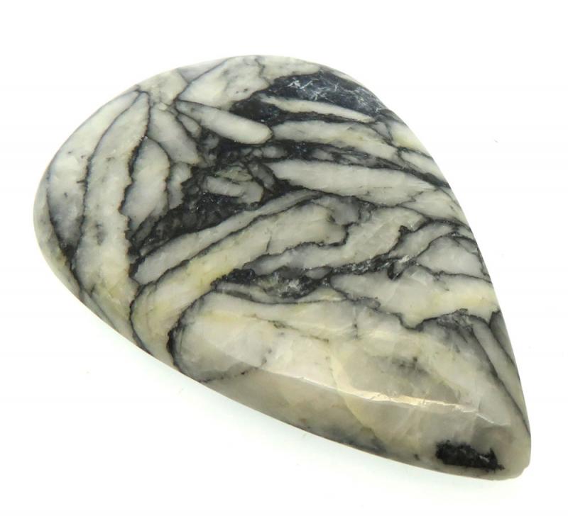 Teardrop 45x29mm Pinolith Cabochon 22