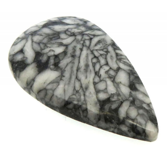 Teardrop 42x24mm Pinolith Cabochon 39