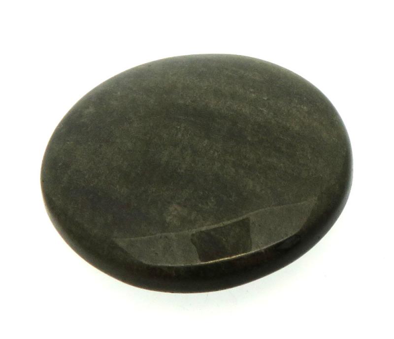 Round 30x30mm Gold Sheen Obsidian Cabochon 08