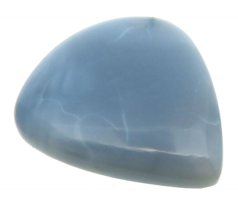 Teardrop 35x32mm Andean Blue Opal Cabochon 06