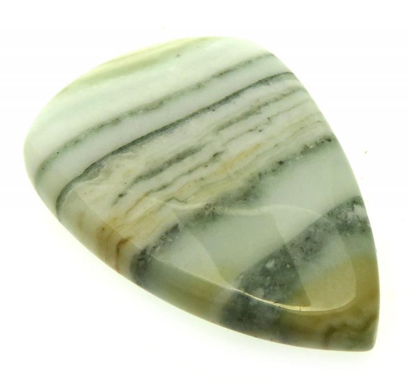 Teardrop 37x25mm Saturn Chalcedony Cabochon 05