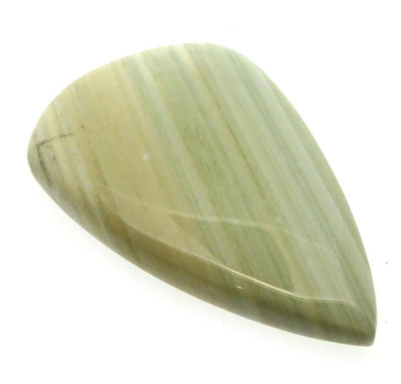 Teardrop 38x23mm Saturn Chalcedony Cabochon 24