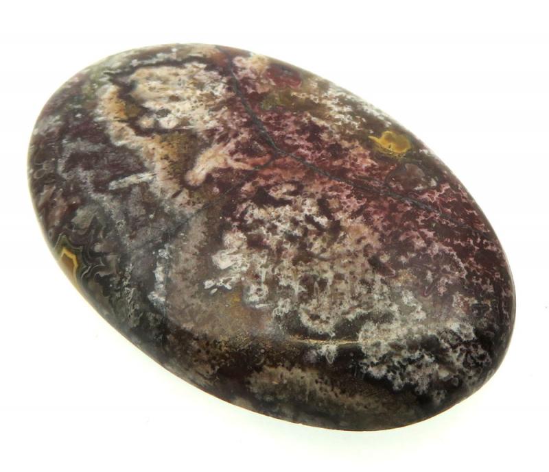 Oval 40x25mm Natural Crazy Lace Agate Cabochon 16