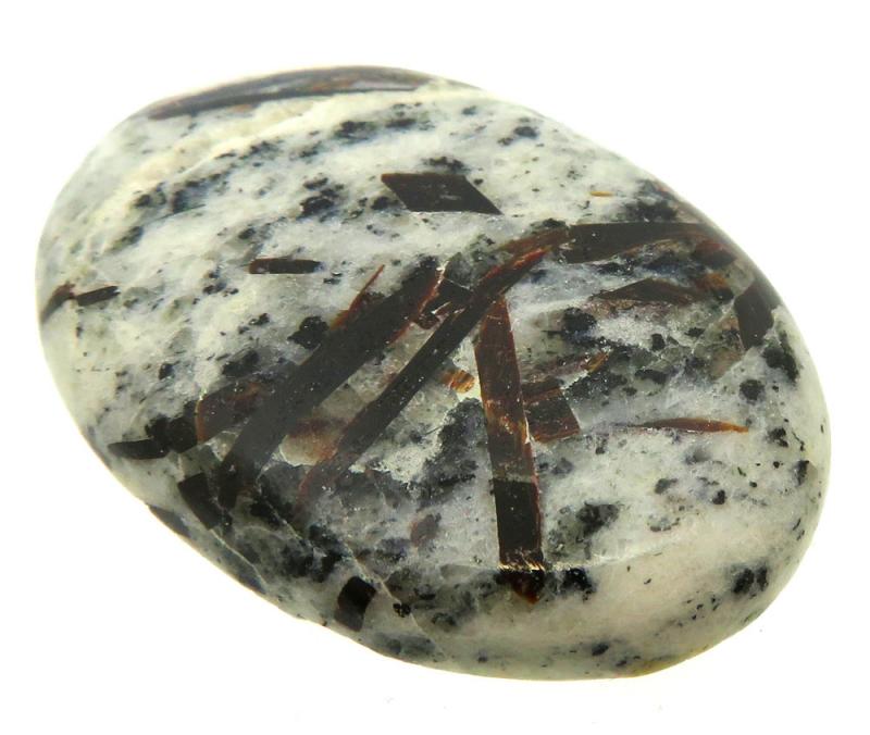 Oval 37x25mm Astrophyllite Cabochon 05