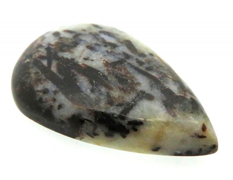 Teardrop 37x23mm Astrophyllite Cabochon 12