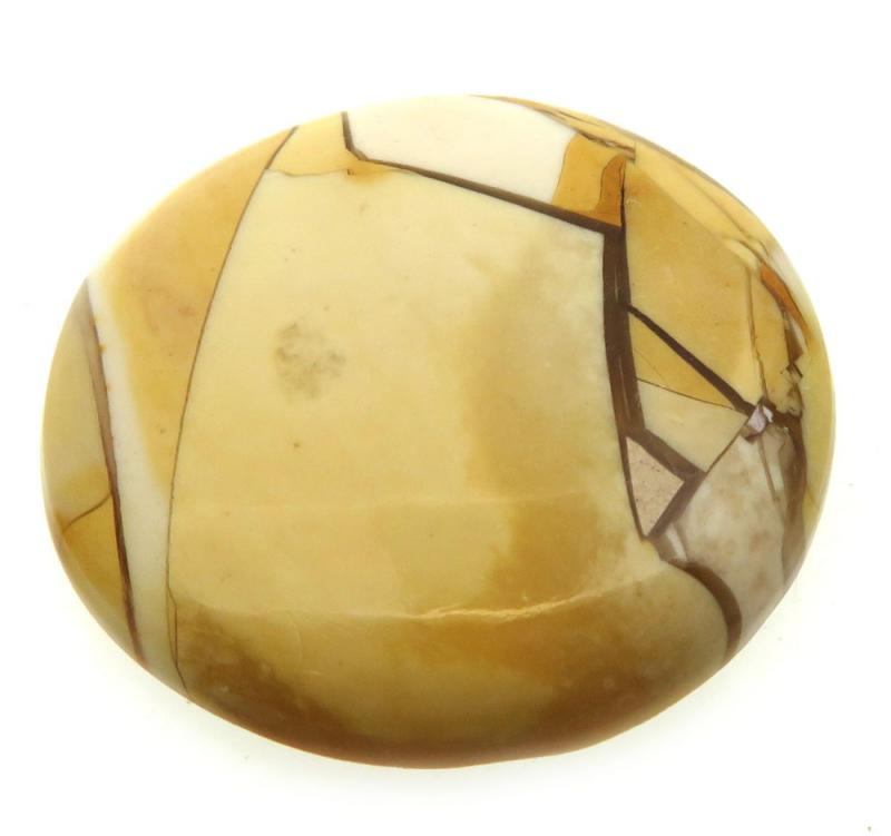 Round 32x32mm Brecciated Mookaite Cabochon 03