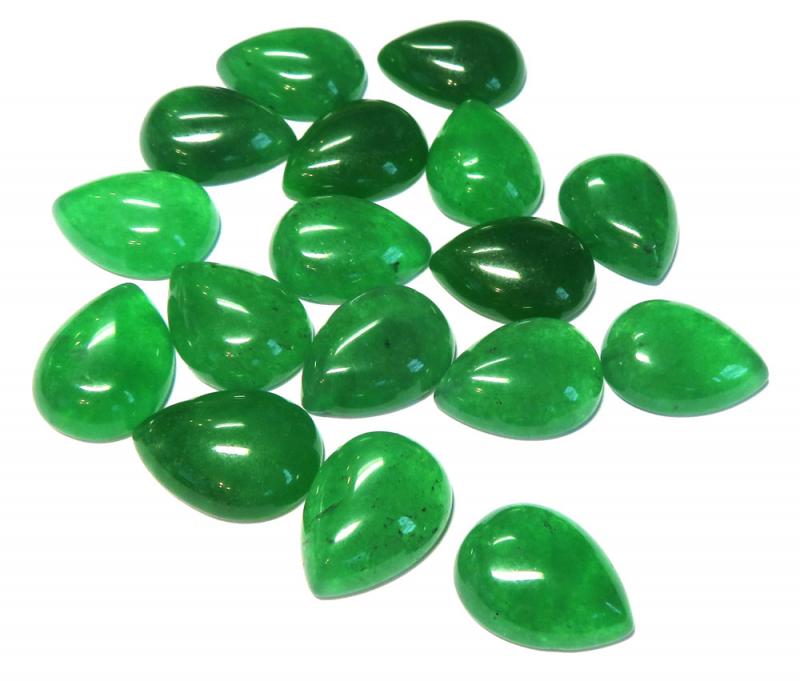 Single Teardrop 20mm Long Malaysian Jade Cabochon