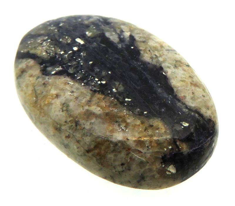 Oval 32x21mm Indian Fluorite Cabochon 10