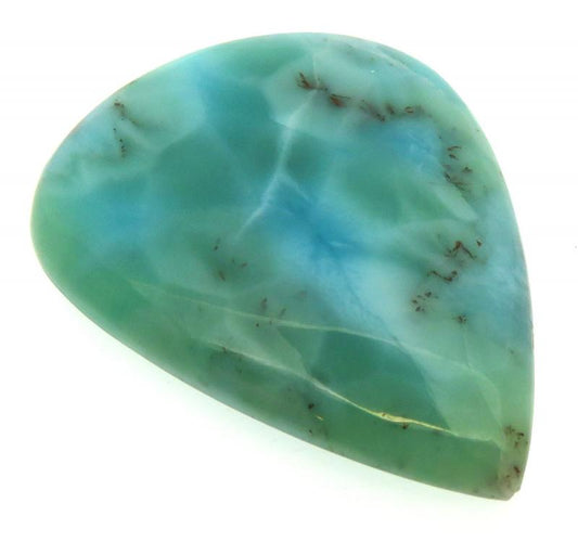 Teardrop 40x30mm Larimar Cabochon 47
