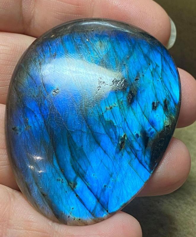 Oval 58x45mm Labradorite Cabochon 78