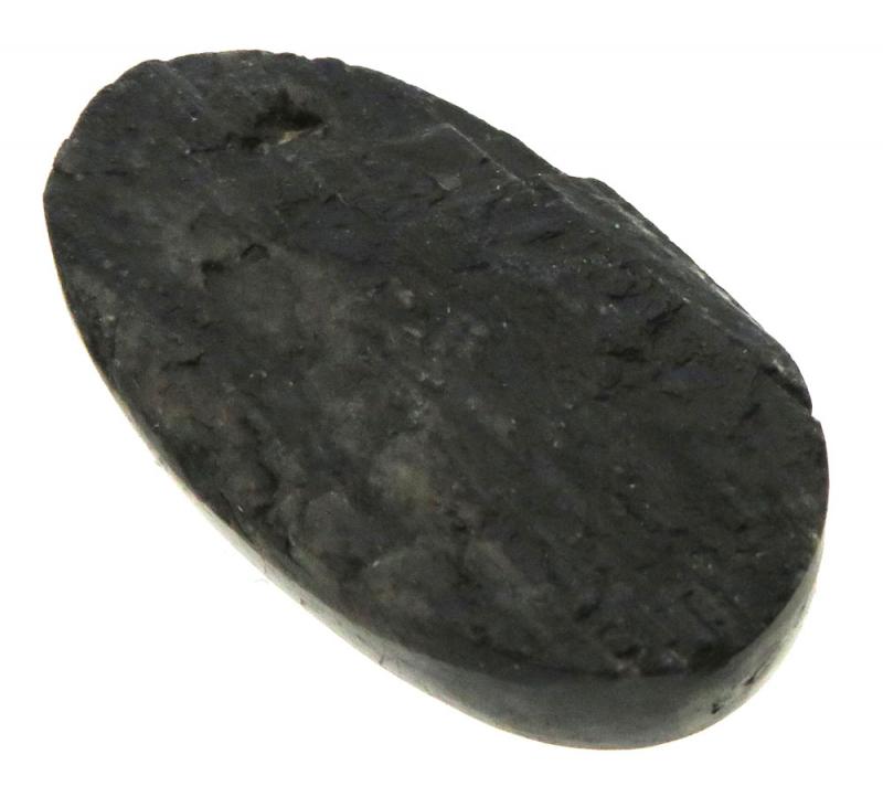 Oval 37x20mm Druzy Black Tourmaline Cabochon 12