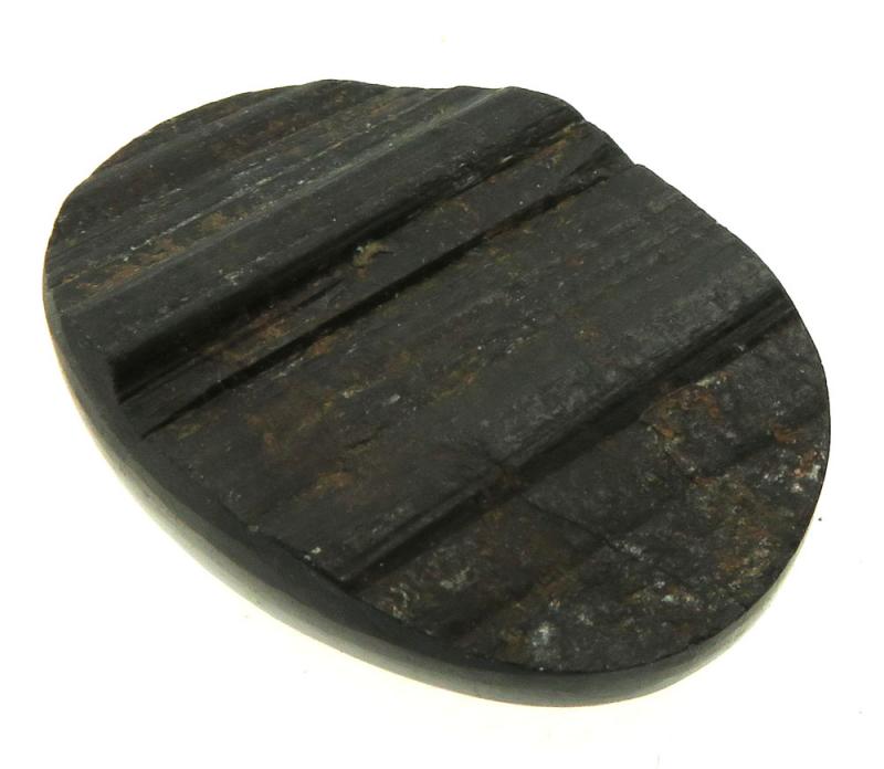 Oval 32x22mm Druzy Black Tourmaline Cabochon 25