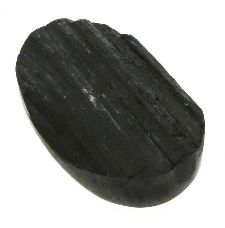 Oval 30x20mm Druzy Black Tourmaline Cabochon 26