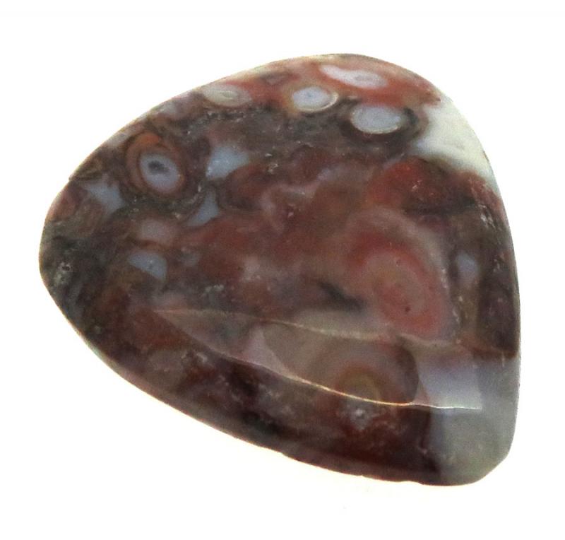 Teardrop 23x20mm Palm Agate Cabochon 13
