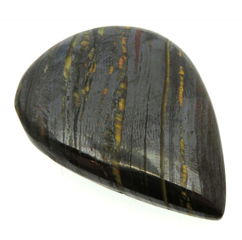 Teardrop 38x29mm Tiger Iron Cabochon 03