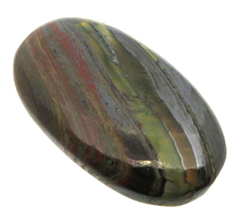 Oval 38x22mm Tiger Iron Cabochon 05