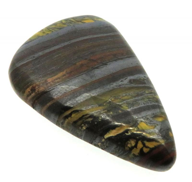 Teardrop 31x20mm Tiger Iron Cabochon 09