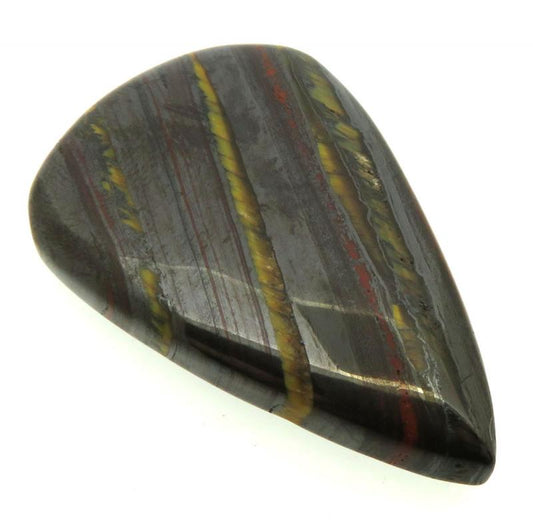 Teardrop 42x27mm Tiger Iron Cabochon 12
