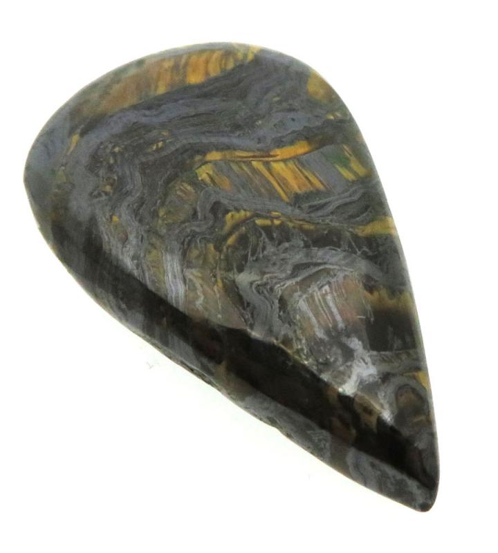 Teardrop 36x21mm Tiger Iron Cabochon 21