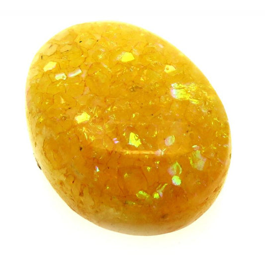 Oval 28x21mm Fairy Opal Cabochon 02