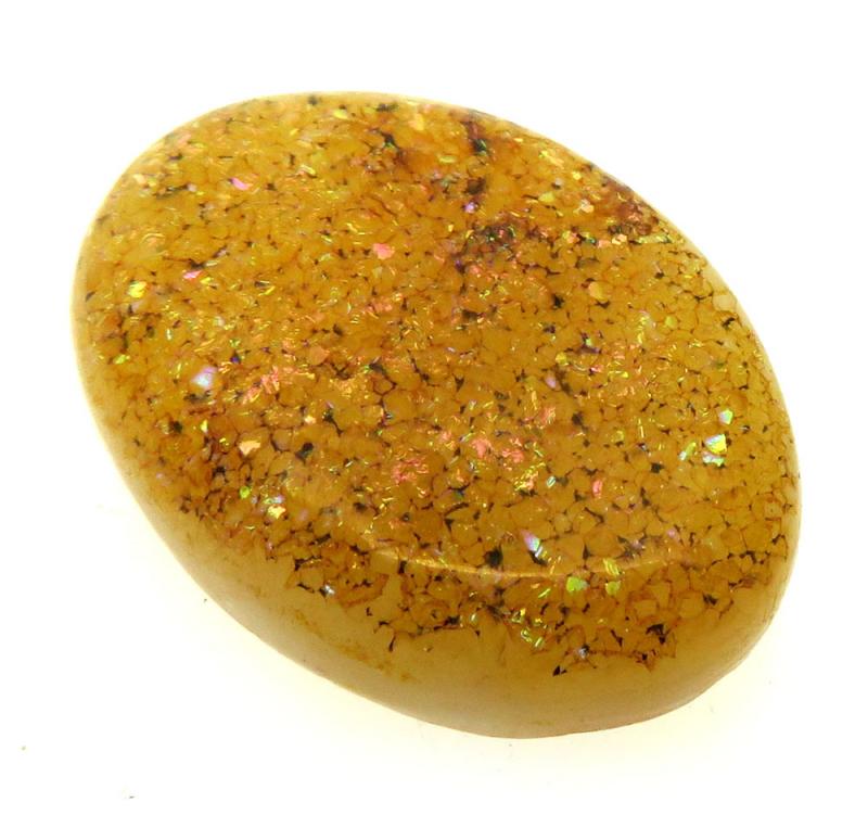 Oval 26x19mm Fairy Opal Cabochon 15