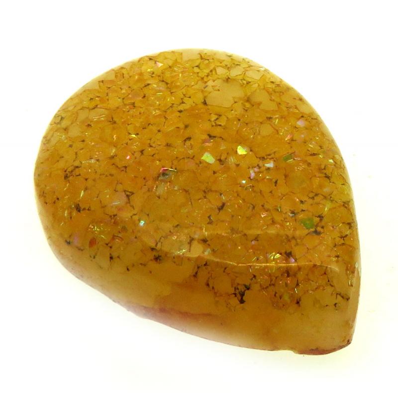 Teardrop 28x21mm Fairy Opal Cabochon 20