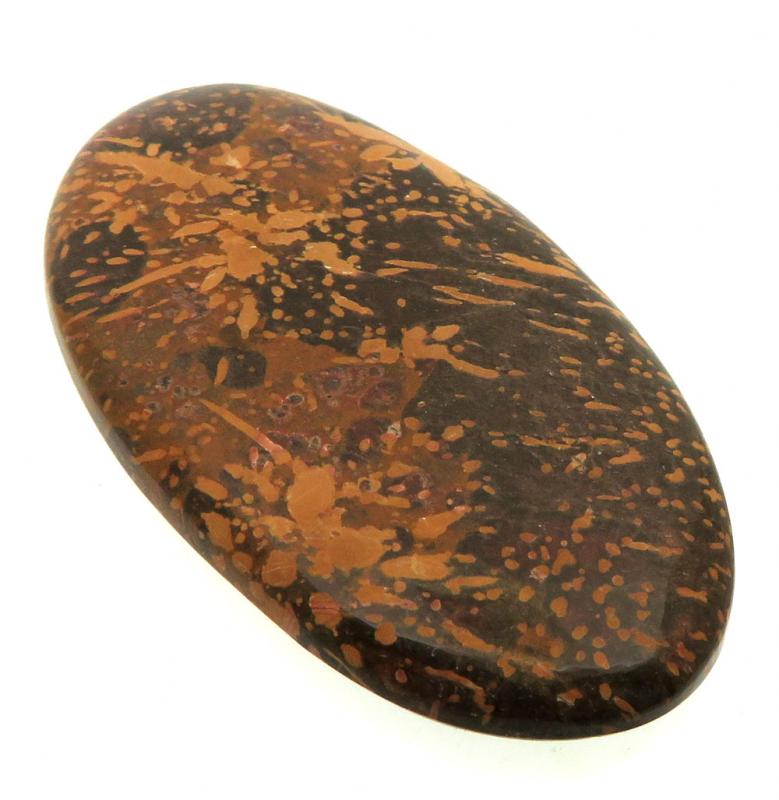 Oval 53x29mm Firework Jasper Cabochon 07