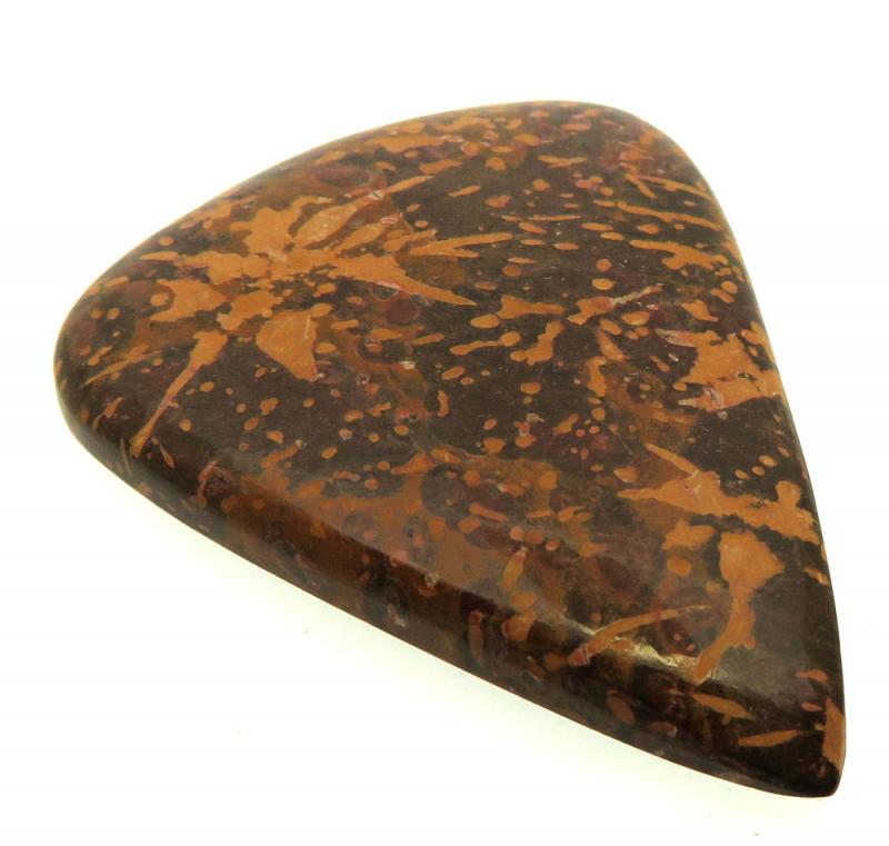 Teardrop 42x33mm Firework Jasper Cabochon 10