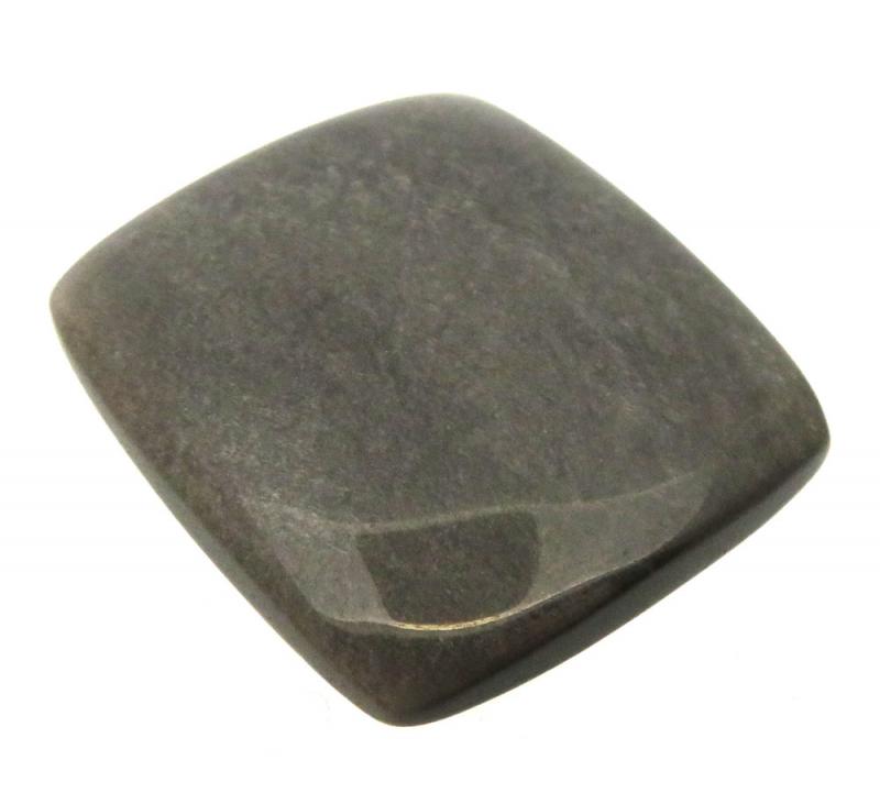 Rectangle 33x28mm Silver Sheen Obsidian Cabochon 07