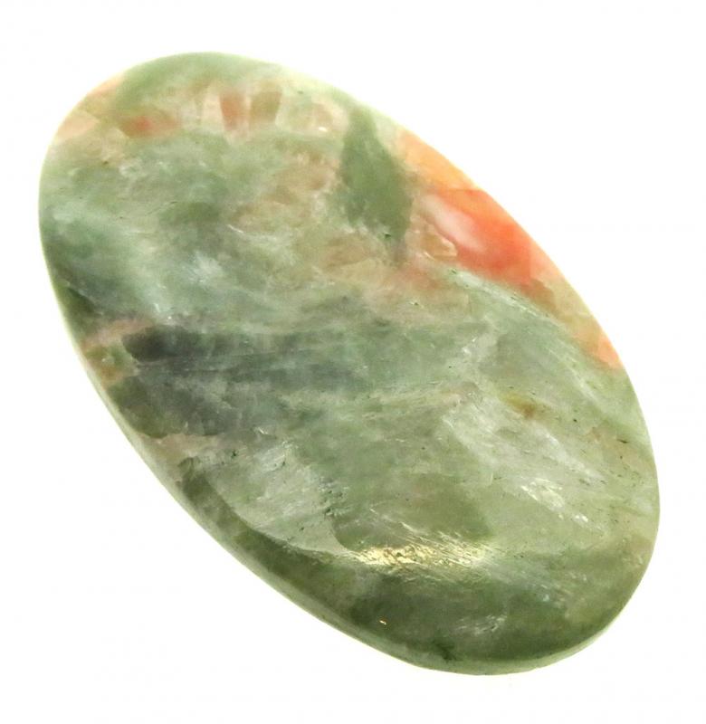 Oval 53x30mm Sunstone in Seraphinite Cabochon 03