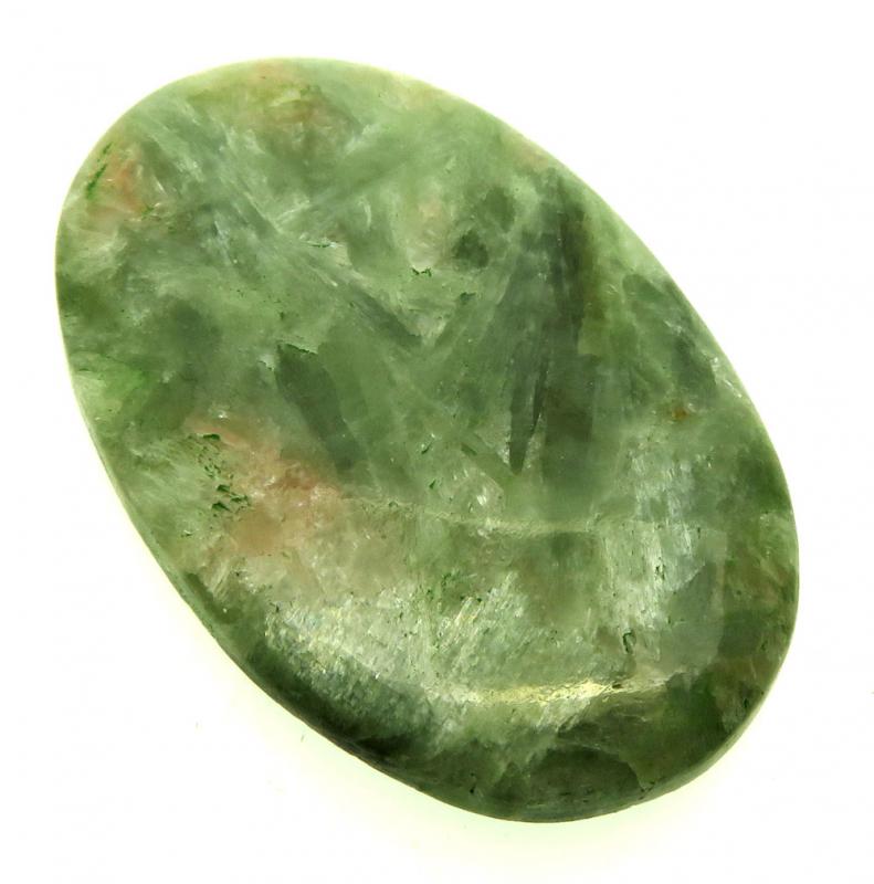 Oval 46x29mm Sunstone in Seraphinite Cabochon 05