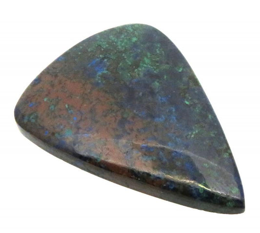 Teardrop 42x30mm Azurite Mix Cabochon 03