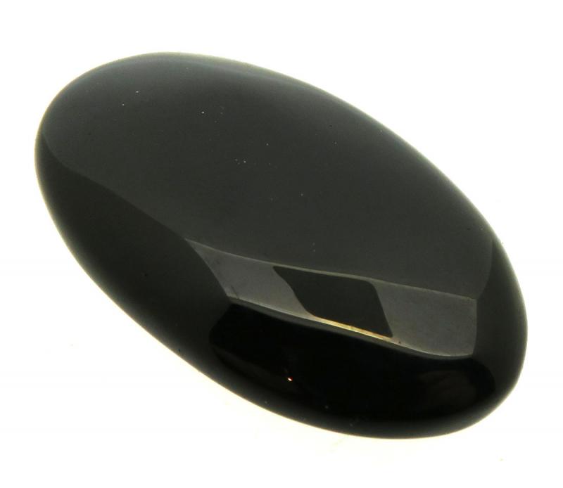 Oval 36x21mm Black Onyx Cabochon 14