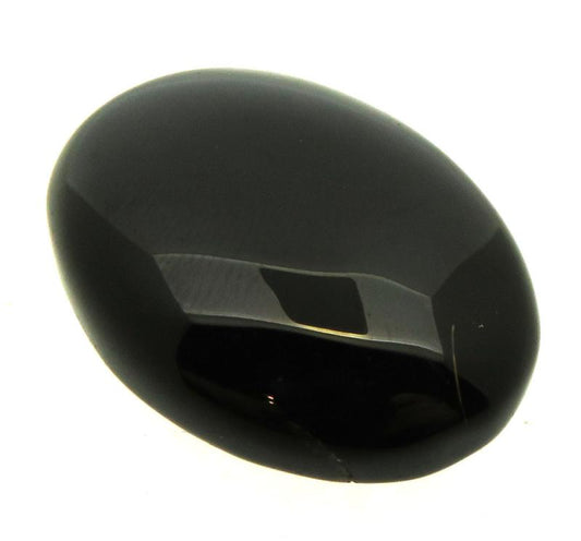 Oval 27x19mm Black Onyx Cabochon 23