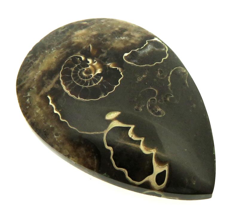 Teardrop 38x26mm Marston Marble Cabochon 25