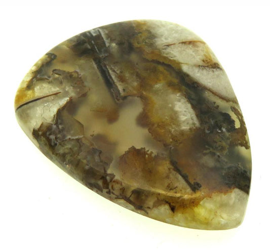 Teardrop 40x31mm Wild Horse Jasper Cabochon 28