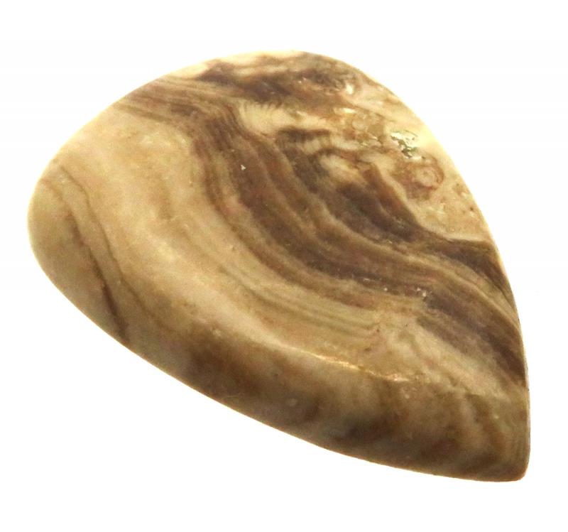 Teardrop 38x27mm Aragonite Cabochon 07