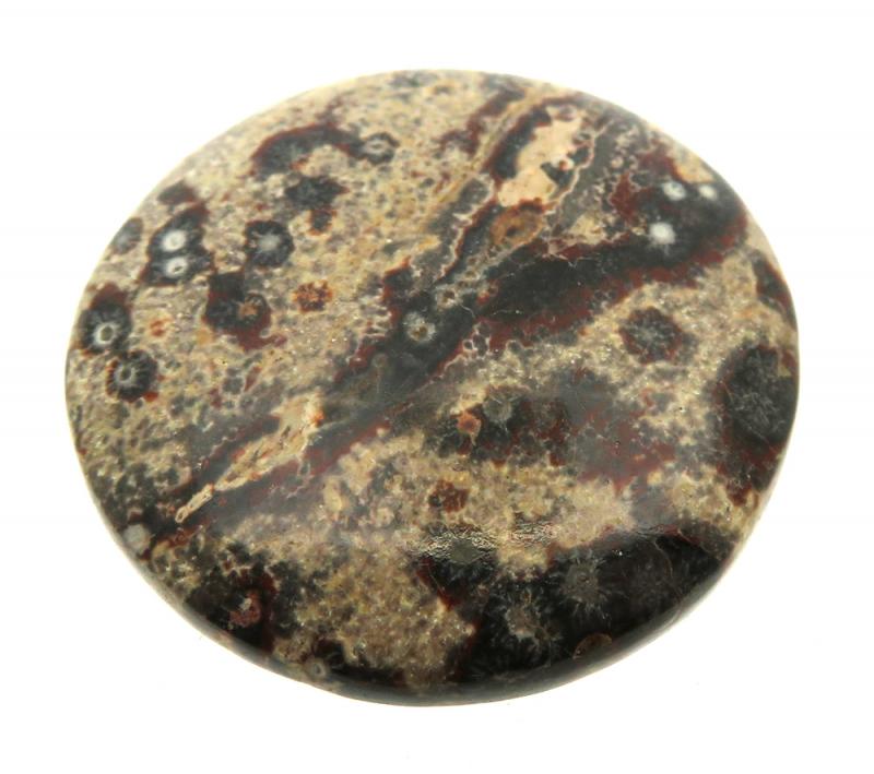 Round 34x34mm Viper Jasper Cabochon 14