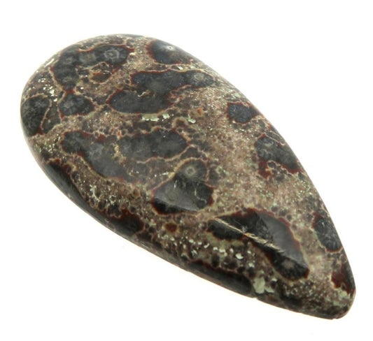 Teardrop 41x21mm Viper Jasper Cabochon 15