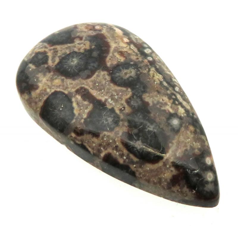 Teardrop 35x19mm Viper Jasper Cabochon 18
