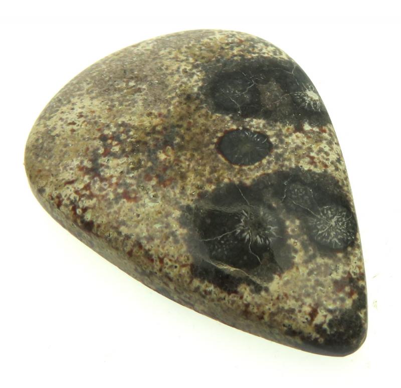 Teardrop 34x25mm Viper Jasper Cabochon 21